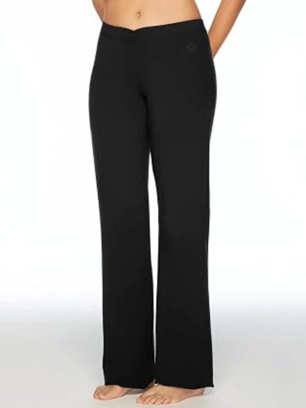 Stonewear Designs Black Active Stretch Straight-Leg Bottoms Size XL NWT